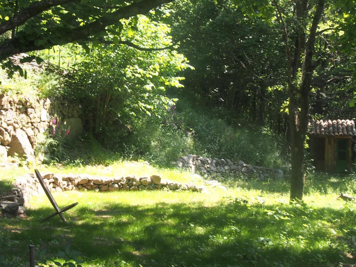 Grande Tente Tipi En Pleine Foret Burzet Ngoại thất bức ảnh